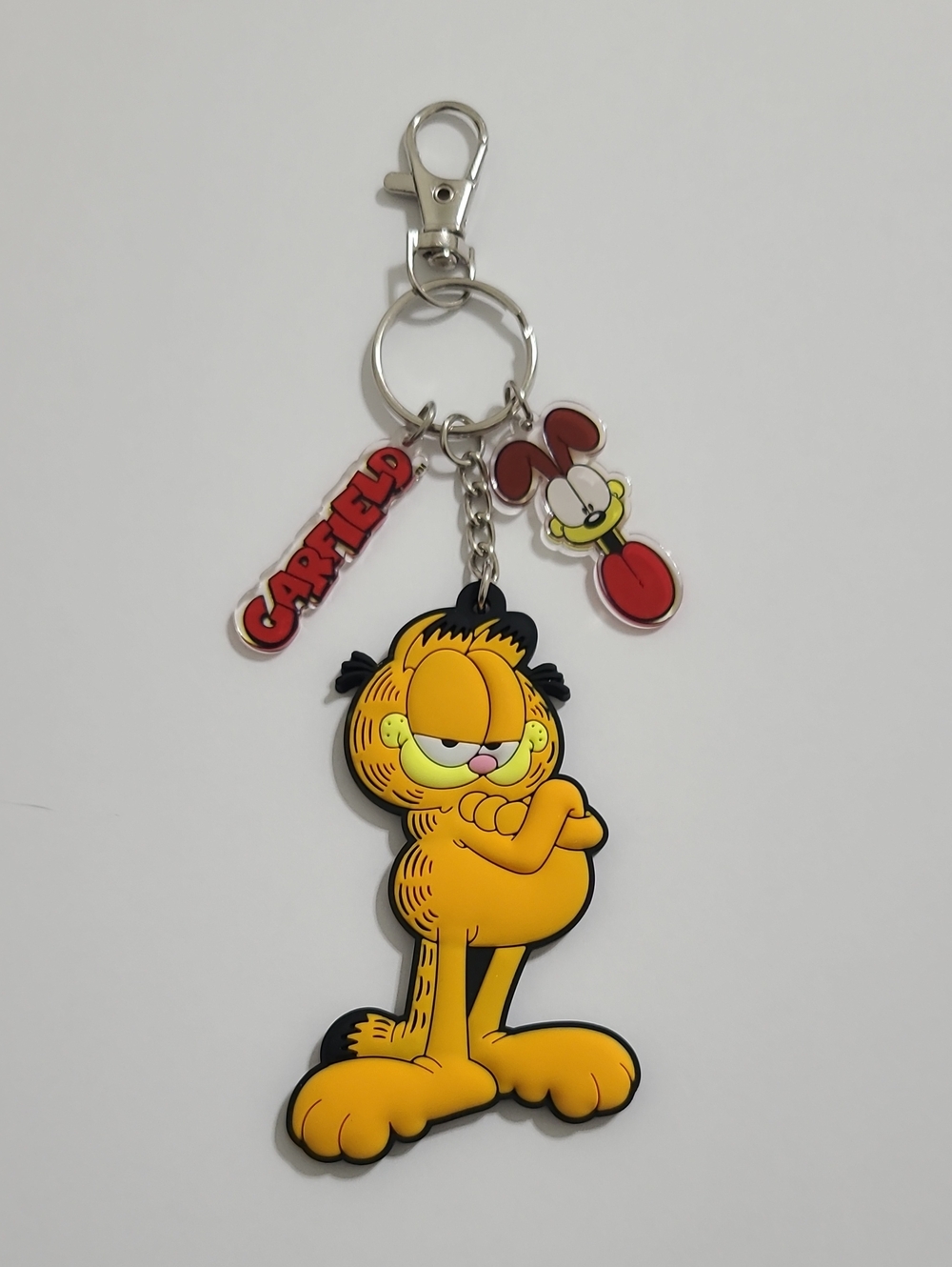 Garfield Rubber Keychain Charm